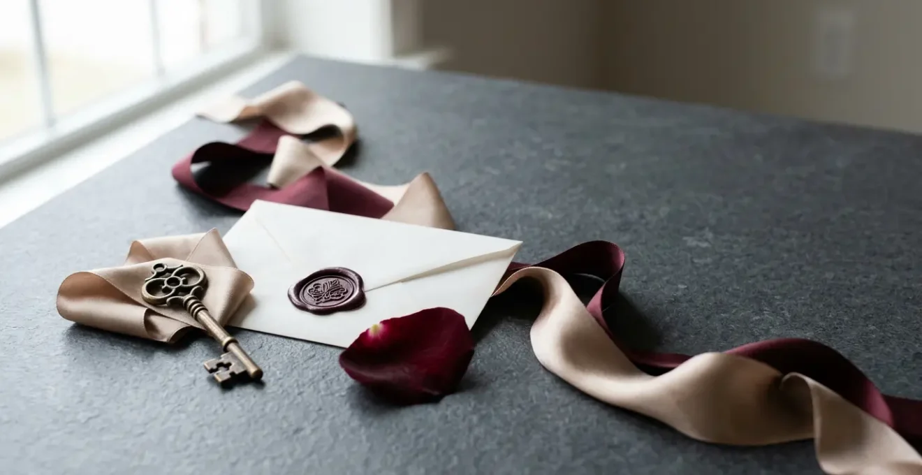 Composition contemplative évoquant l'art du cadeau extraordinaire et de l'exclusivité