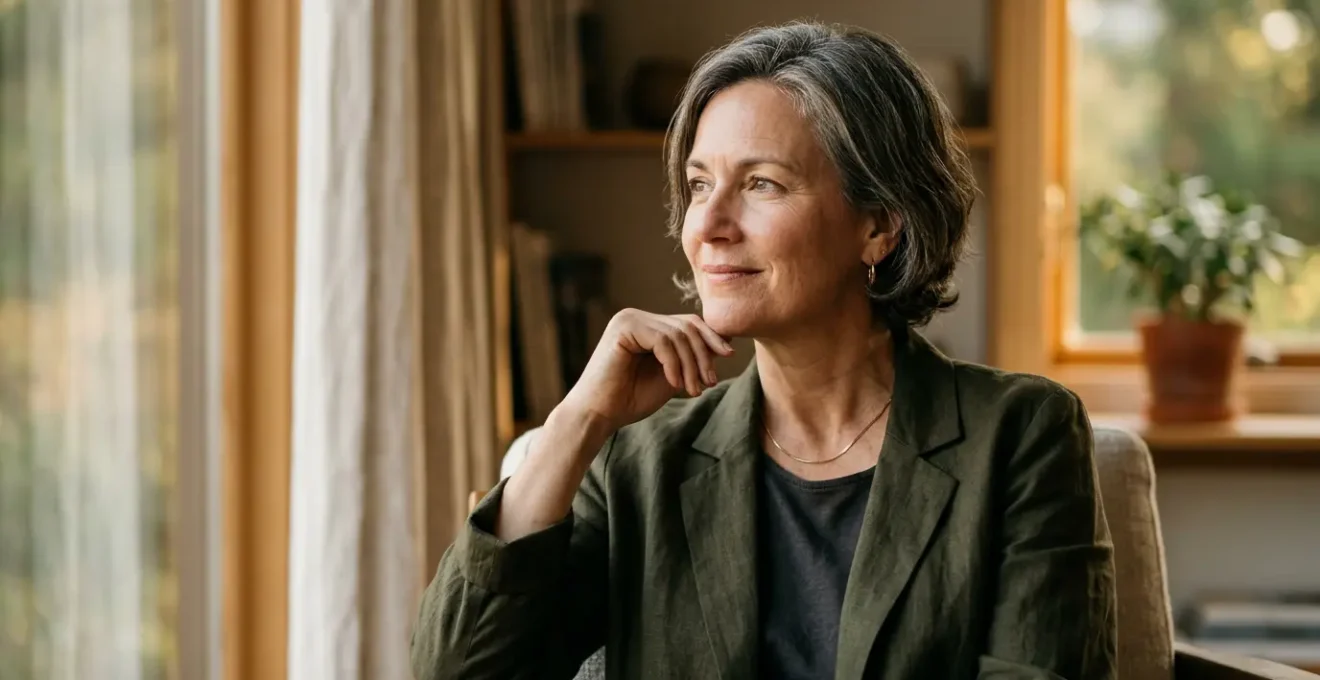 Portrait artistique celebrant la femme dans son identite personnelle avec elegance et authenticite