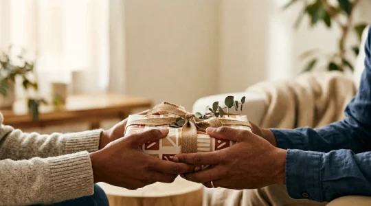 Couple complice partageant un moment de bonheur ensemble