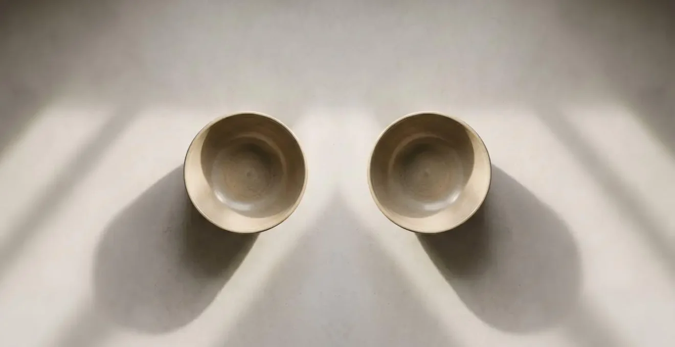 Composition symbolique représentant l'équilibre et le partage égalitaire