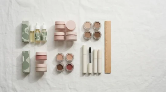 Analyse comparative de la valeur réelle des abonnements box beauté avec produits cosmétiques disposés stratégiquement