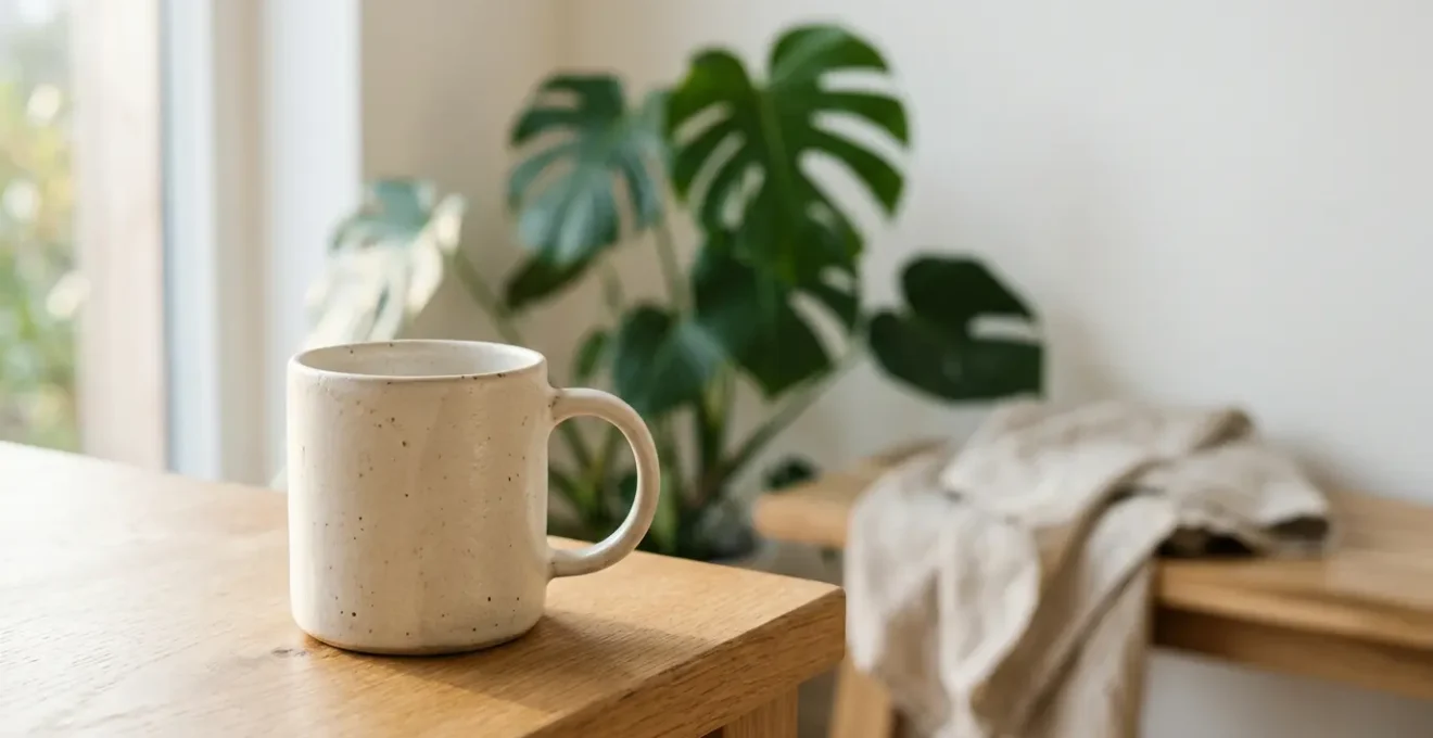 Mug photo personnalisé premium en céramique de qualité dans un environnement design et durable