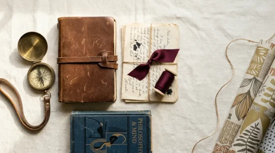 Composition symbolique évoquant la personnalisation des cadeaux et la compréhension psychologique