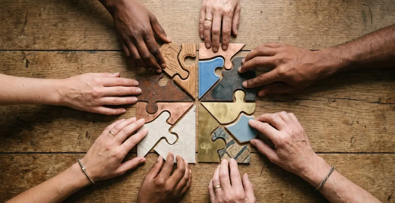 Symbolisation visuelle d'un cadeau collectif comme projet collaboratif